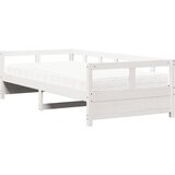  Dnevni krevet s madracem bijeli 80 x 200 cm od masivne borovine | shoptok.hr