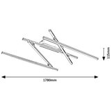 Rabalux plafonjera negan led 40W srebrna (71020) | Eponuda.com