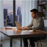  LED prigušiva stona lampa NOBLITE N LED/7W/230V 3000/4000/6500K braon | Eponuda.com