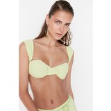 Trendyol Mint Textured Bikini Top | shoptok.hr