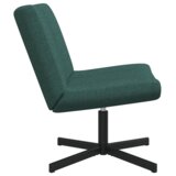  Vrtljiv stol Temno zelena 63 x 75 x 76 cm blago, (5000288967) | Shoptok.si