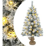 Mini božićno drvce 45 cm 25 LED lampica Topla bijela PVC | shoptok.hr