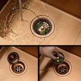 REA Bath Jekleno pomivalno korito Fin BRUSH COPPER | Shoptok.si