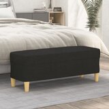  Klupa crna 100x35x41 cm od tkanine | shoptok.hr