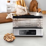 Ideal INOX veliki dehidrator hrane – za gljive, voće i povrće, s konvekcijom, 400 W i tajmerom | shoptok.hr