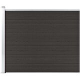 PANEL za ogradu WPC 175 x 146 cm crni | shoptok.hr