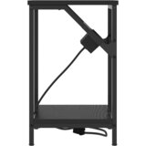 vidaXL Noćni Ormari 2 pcs Crni hrast 38 x 30 x 48 cm Konstruirano drvo | shoptok.hr