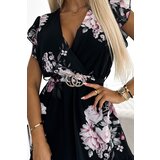 numoco basic Dress with neckline and belt Numoco | ePonuda.com