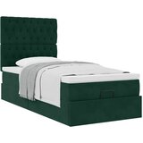  Okvir kreveta s madracima tamnozeleni 90x200cm baršunasti | shoptok.hr