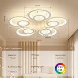 OTREN LED stropna svetilka z daljinskim upravljalnikom - 54 cm | Shoptok.si