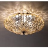  siru - stropno svetlo sole 3xE14/40W/230V prečnik 31 cm bež/hrom venecijansko staklo | Eponuda.com