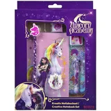 kreativni set s bilježnicom Unicorn Academy