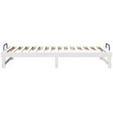  Krevetna konstrukcija Bijelo 100 x 210 cm Čvrsto borovo drvo | shoptok.hr