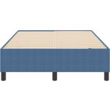 Box Spring Krevet Plava Mali Dvostruki Korduroj Tkanina | shoptok.hr