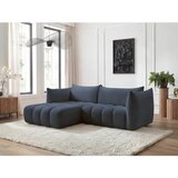 Bobochic Paris Tamno plava kutna garnitura od bouclé tkanine (s lijevim kutom/s ležaljkom) Azra – | shoptok.hr