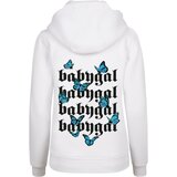 Mister Tee Women's Babygal Hoody white sweatshirt | Shoptok.si