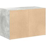 vidaXL Omara z 2 predaloma betonsko siva 60x31x40 cm inženirski les | Shoptok.si