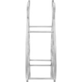  Stalak za vino Srebrno 32 x 14 x 37.5 cm Aluminij | shoptok.hr
