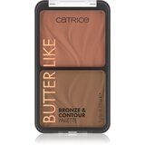 Catrice Butter Like Bronze & Contour paleta za konture obraza z bronzerjem odtenek 020 Shape It My Way 9 g | Shoptok.si