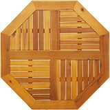 vidaXL Mizna plošča 80x80x2,2 cm osmerokotna trdna tikovina | Shoptok.si