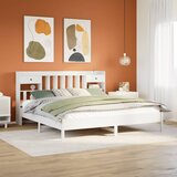  s regalom z knjige bez madraca bijeli 180x200cm borovina | shoptok.hr