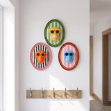 Signes Grimalt Slike, platna Set 3 Stenskih Okrasov Pes Pop Art Večbarvna | Shoptok.si