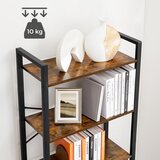  Polica za knjige NAVARO braon/crna | Eponuda.com