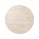 Elle Decoration Bež/v naravni barvi ročno tkana volnena okrogla preproga ø 160 cm Lyon Beans – | Shoptok.si
