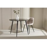 Venture Home Plaza okrugli blagovaonski stol ⌀100 cm, crni | shoptok.hr