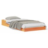  Krevetna konstrukcija Voštano smeđa 90 x 200 cm Borova drva | shoptok.hr