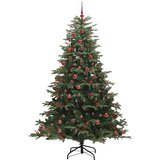 vidaXL Umjetno božićno drvce Zelena 210 cm PVC i Metal i Plastika | shoptok.hr