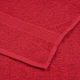  Ručnici za pranje ŽABA 2 kom. Crvene 30x30 cm 360 g/m² | shoptok.hr