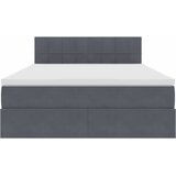 Krevet s od storage s madracem Tamno siva 140 x 190 cm Baršun | Eponuda.ba