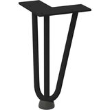 vidaXL Ukosnice noge za stol 4 kom crne 20 cm čvrstog čelik | shoptok.hr