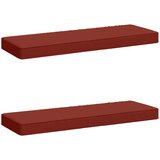  Jastučići za klupe - 2 dijela VUGHT 2 pcs 100% poliester Crvena | shoptok.hr