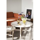 Rowico Okrogla mizica s keramično ploščo v naravni barvi 90x90 cm Marsden – | Shoptok.si