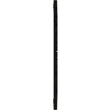  Zidno uzglavlje crni 146x3x91,5 cm od masivne borovine | shoptok.hr