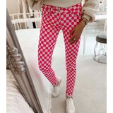 Gemre Pink plaid fabric pants Bler | shoptok.hr