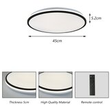  Brilagi - Prigušiva pametna LED svetiljka 36W/230V, prečnik 45 cm, Wi-Fi Tuya, sa daljinskim upravljačem | Eponuda.com