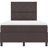 Box spring krevet Tamno smeđa 120 x 190 cm tkanina | shoptok.hr