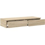  Predali za posteljo iz sonomskega hrasta 75x36,5x16,5 cm iz inženirskega lesa, (22008261) | Shoptok.si