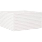  Vrtna sadilica bijela 90x90x46 cm od masivne borovine | Eponuda.com