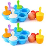 Dardanar Silikonski kalupi za popsicle, komplet 14 otroških kalupov za led, brez BPA – aparat za večkratno uporabo s palicami, (21198974) | Shoptok.si