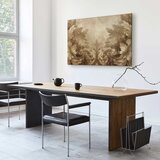  Slika - Carved Baroque Ornaments Rich Composition in Sepia Colors 120x80 Akustična | shoptok.hr