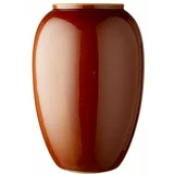 Bitz tamnonarančasta keramička vaza Bitz, visina 50 cm