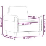  Fotelja ružičasta 60 cm baršunasta | shoptok.hr