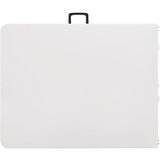  Sklopivi vrtni stol bijeli 180 x 72 x 72 cm HDPE | shoptok.hr