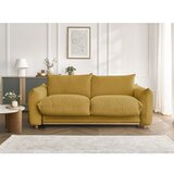 Bobochic Paris Rumena raztegljiva sedežna garnitura 214 cm Ernest – | Shoptok.si