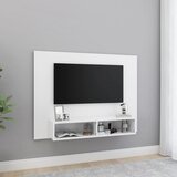 Zidni TV ormarić bijeli 120 x 23,5 x 90 cm konstruirano drvo | shoptok.hr