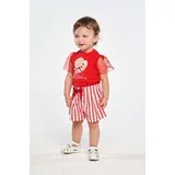 Birba Trybeyond Kratka majica za dojenčka rdeča barva